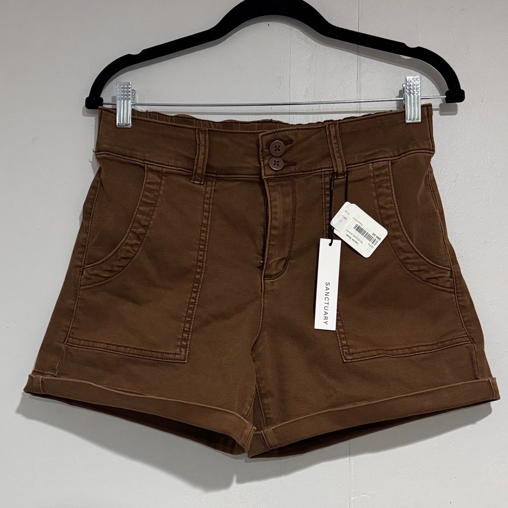 Sanctuary High rise Brown Shorts